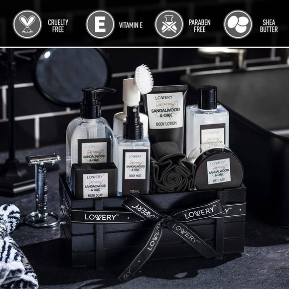 Spa Kit for Men - Sandalwood and Oak Bath
